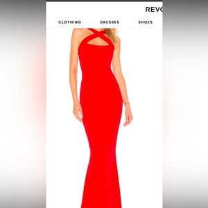 Revolve Nookie Red Gown